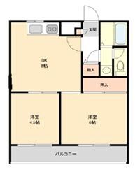 横浜市栄区小菅ケ谷のマンションの間取り