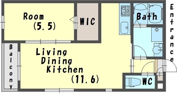 ジュネス7番館の間取り