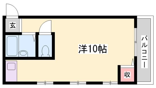 サニーキューブNの間取り