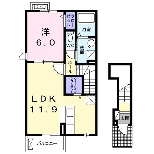 リアン　コリーヌの間取り