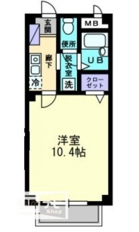 【カレッジハイツ山地の間取り】