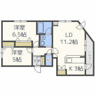 Frescaの間取り