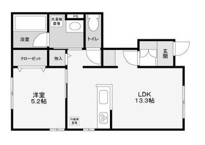 横浜市鶴見区本町通のアパートの間取り