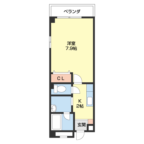 アパートメントＭ’ｓの間取り