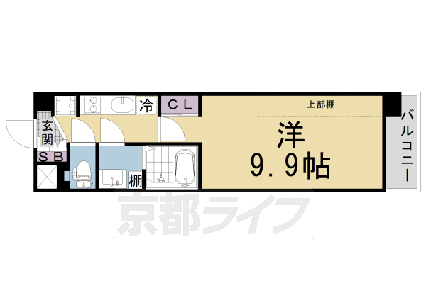 ソルテラス京都洛南の間取り