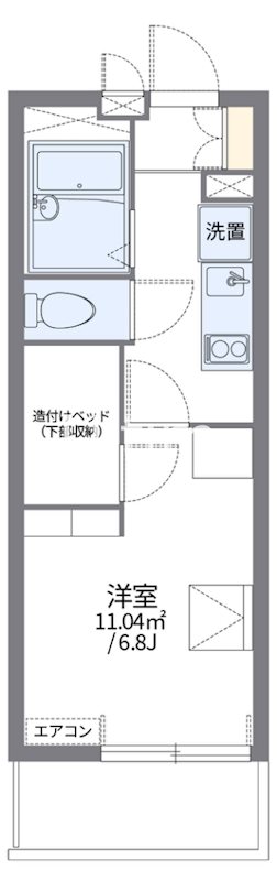 レオパレス洛の間取り