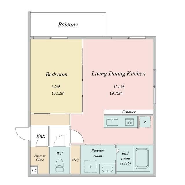 ＬｉｖｅＦｌａｔ学芸大学の間取り