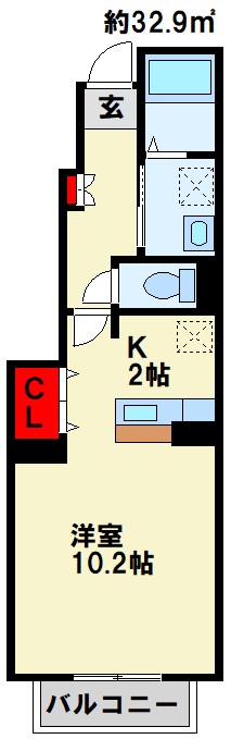 サンレミ葛原 A棟の間取り