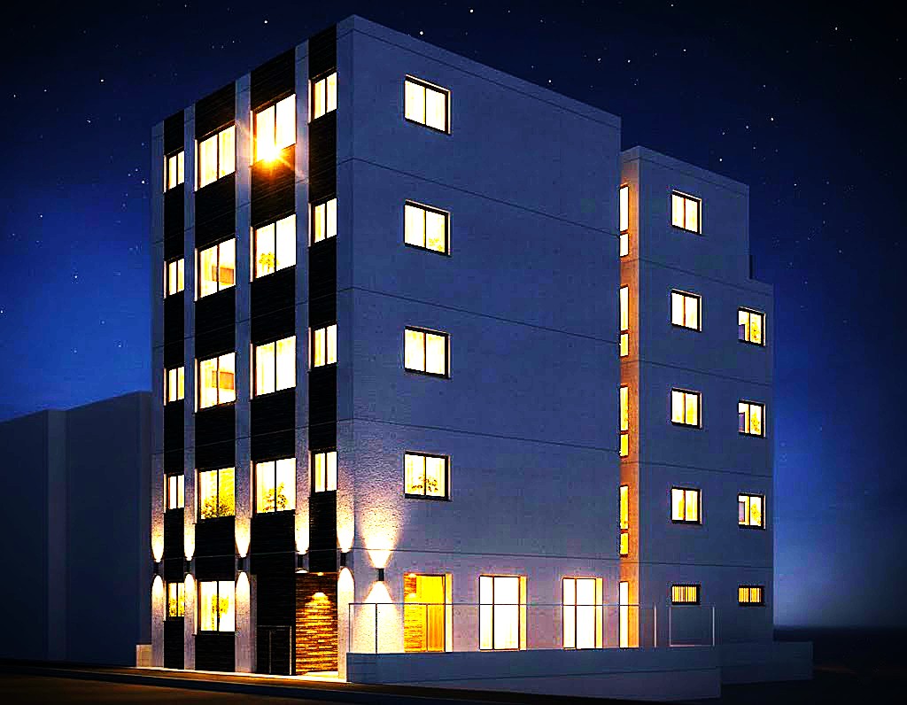 建物外観　外観パース