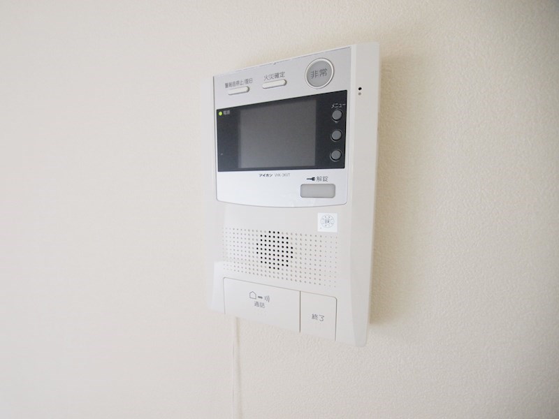 セキュリティ　TVモニタ付きです。