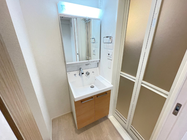 洗面設備　新築の為同間取りの他の階の写真です