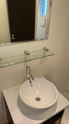 洗面設備　※過去退去時のお写真です