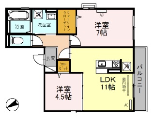 桜Collinaの間取り写真