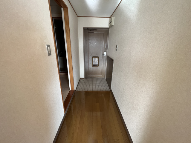 玄関　照明は人感センサー