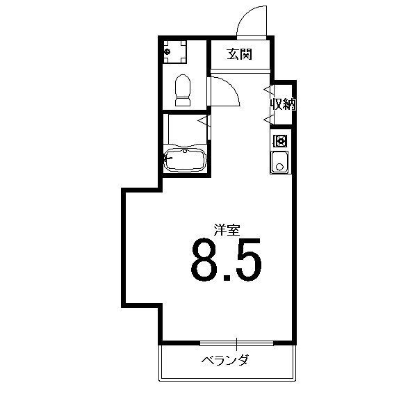 メゾン春日の間取り写真