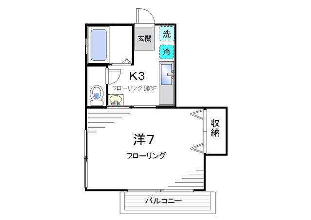 第2天龍荘の間取り写真