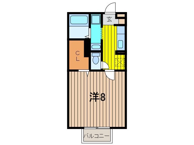 レジデンツ藤の間取り写真