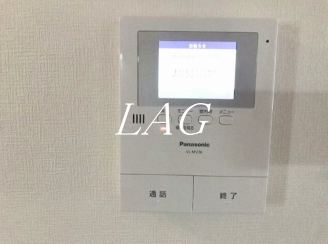 セキュリティ　モニター付きインターホンです。