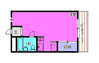 加古川市尾上町旭のマンションの間取り