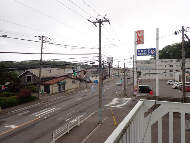 【函館市戸倉町のアパートの眺望】