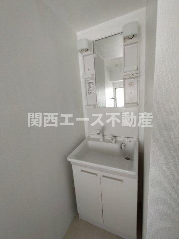【すみれマンションの洗面設備】