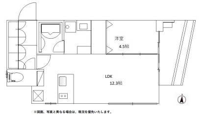 千代田区神田司町のマンションの間取り