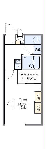 レオパレス信州ｉｎ２の間取り