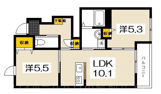 オリオンの間取り