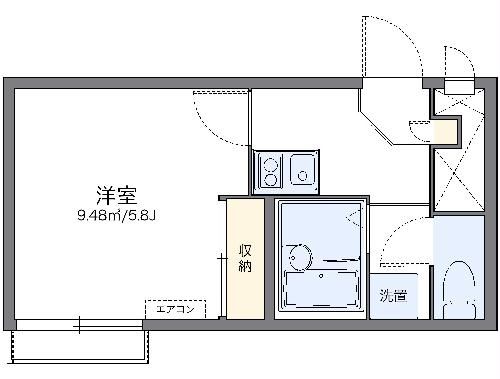 静岡県浜松市中央区高林３（アパート）の賃貸物件の間取り