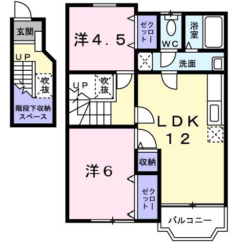 セゾン・イックスの間取り