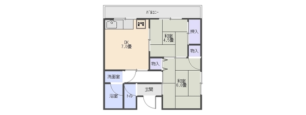 宮川マンションの間取り