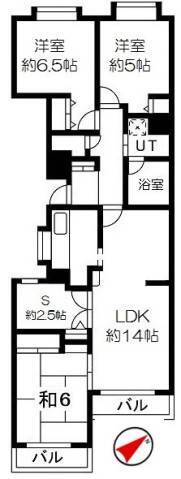 クリオ鎌倉笛田の間取り