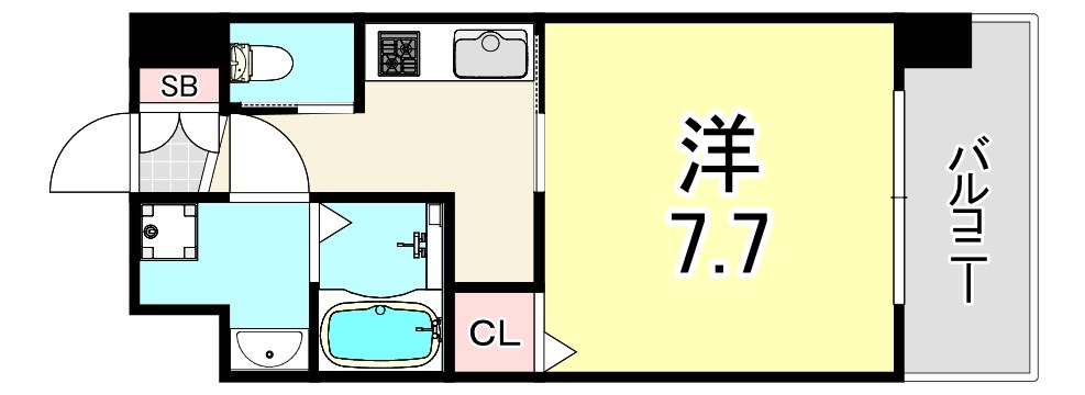 アール大阪リュクスの間取り