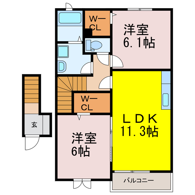 【シェリルの間取り】