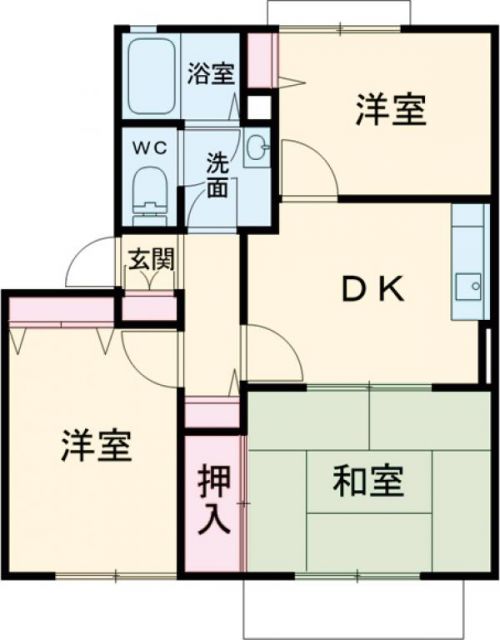 グリーンハイツ　タキの間取り