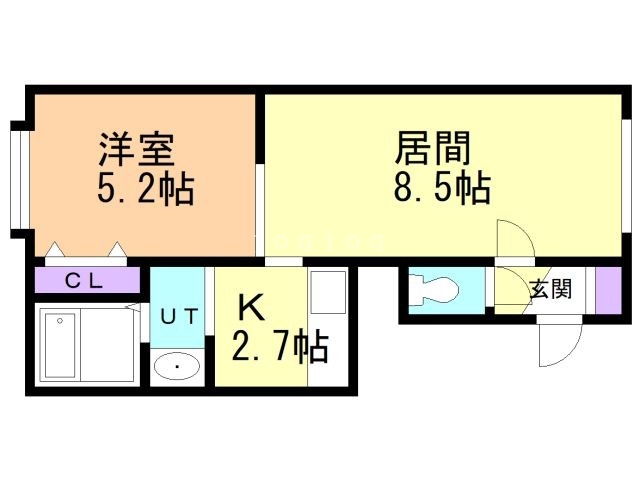 グランメール新道東駅南の間取り