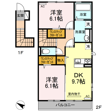 みつばちIVの間取り