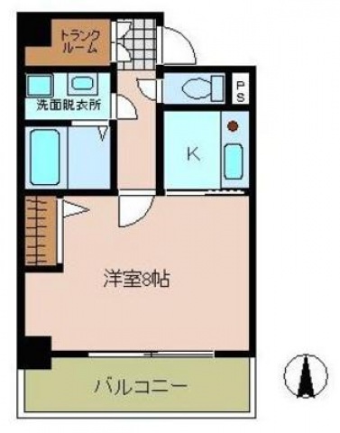 広島市西区観音新町のマンションの間取り