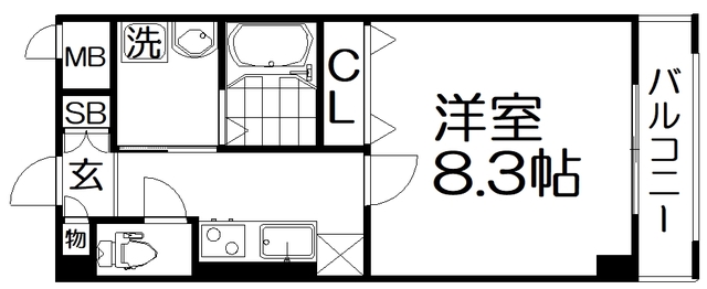 シエン枚方の間取り