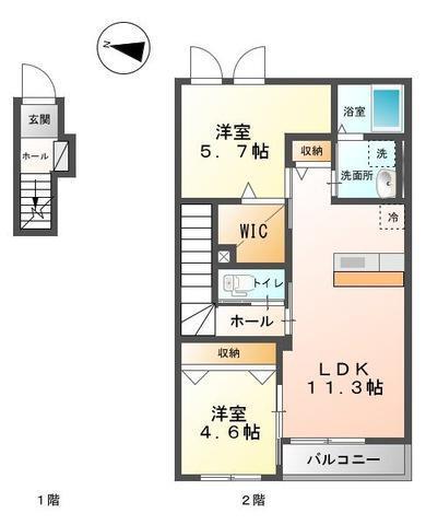 グリーンコートの間取り