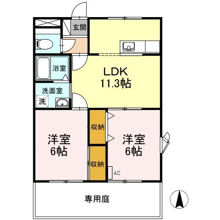 ディスカバリー柿田IIの間取り