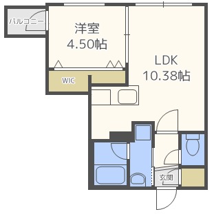 プレジオＳ１１の間取り