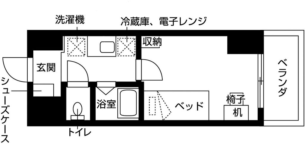 インコントラーレ神戸港島の間取り