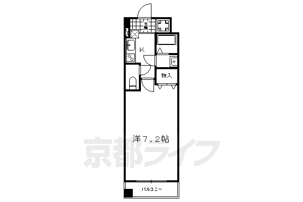 サンシティ烏丸高辻の間取り