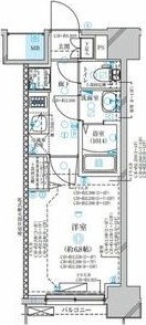 ディアレイシャス名古屋太閤通IIIの間取り