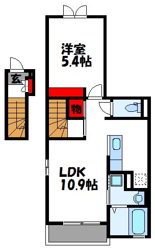 アミティエ　デ　キンランの間取り