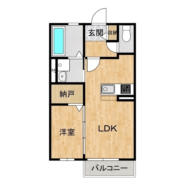 ハイム・佐和の間取り