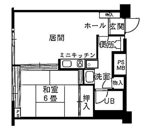 イーストコート2番街の間取り