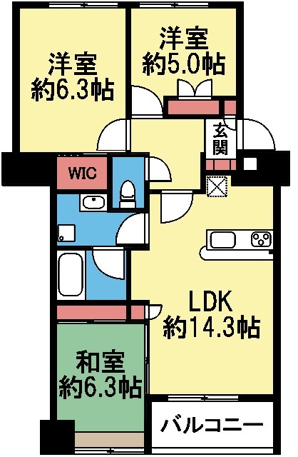 アトラス・シアンズ東戸塚の間取り