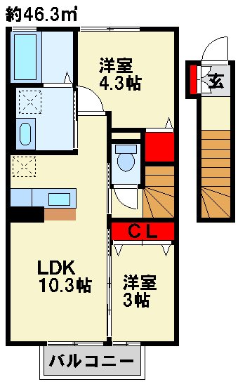 デッセ　リコの間取り